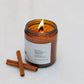 "Cinnamon Cabin" Organic Beeswax Candle